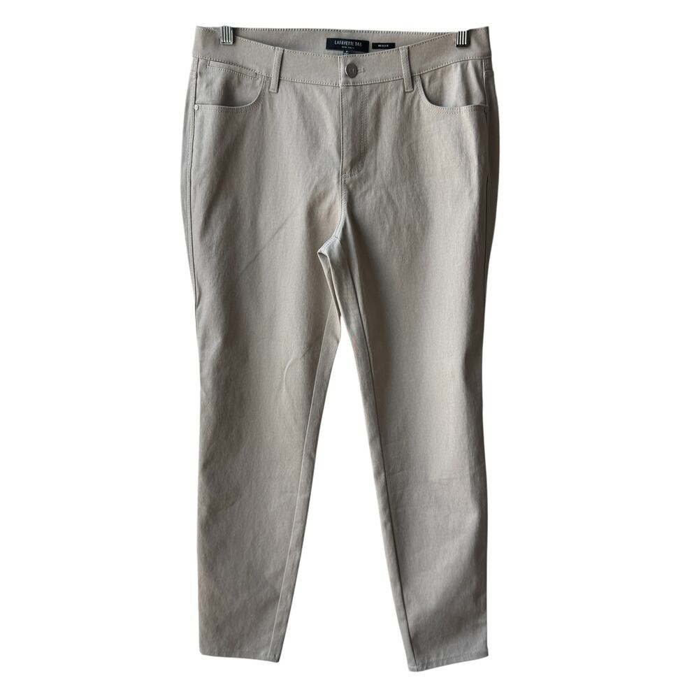 LAFAYETTE 148 NEW YORK Pants Jeans Womens 8 Mercer Quarry Beige NWT